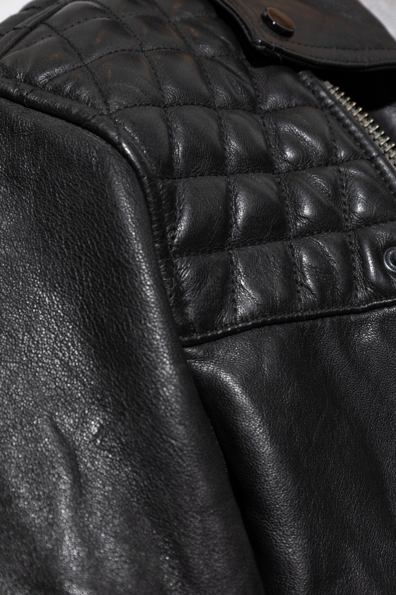 AllSaints Leather Jacket Conroy | Men's Clothing | Vitkac